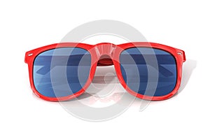 Red sun glasses