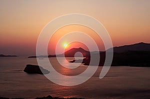 Red sunset