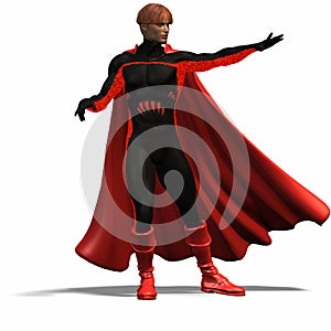 Red super hero #4