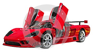 Red supercar photo