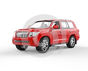 Red SUV