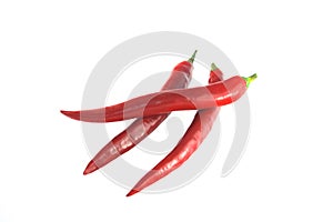 Red sweet pointed peppers.