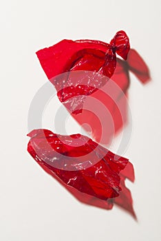 Red sweet wrappers