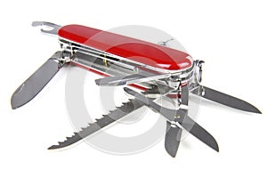 Red swiss army knife