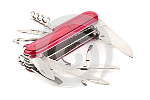 Red swiss knife