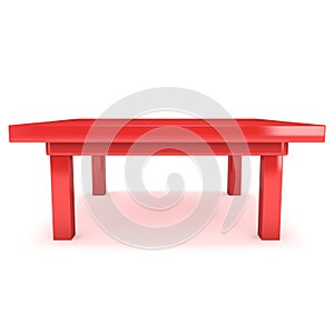 Red Table 3D