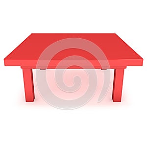 Red Table 3D