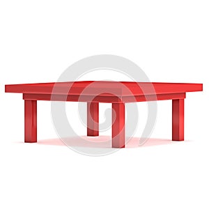 Red Table 3D