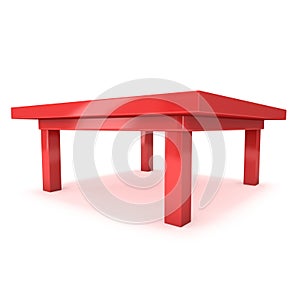 Red Table 3D