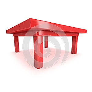 Red Table 3D