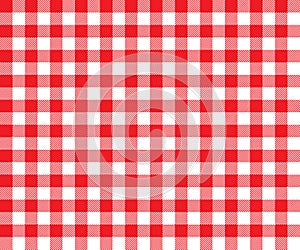 Red table cloth background seamless pattern