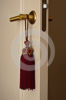 Red tassle