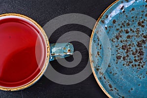 Red Tea in Beautiful Cup