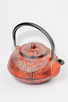 Red teapot