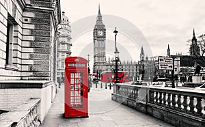 Red Telephone Booth in London