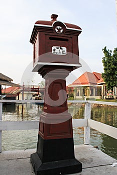 Red thai mail box