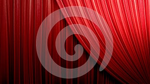 Red theater curtain