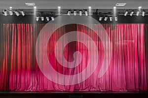 Red Theater curtain