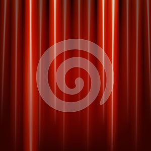 Red theater curtain