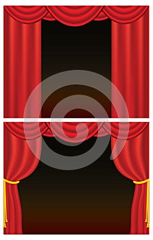 Red Theater Curtains