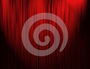 Red Theater Curtains