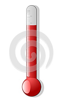 Red thermometer