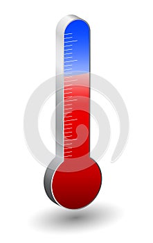 Red thermometer photo