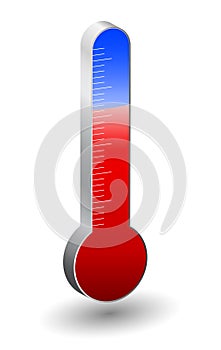 Red thermometer