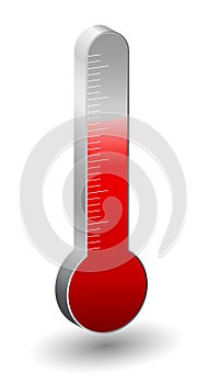 Red thermometer photo