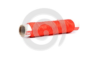 Red thread spindle photo