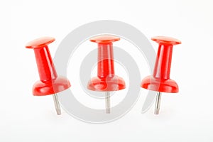 Red thumbtack collection