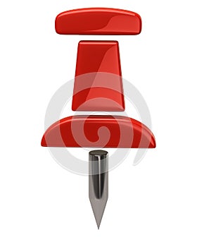 Red thumbtack icon