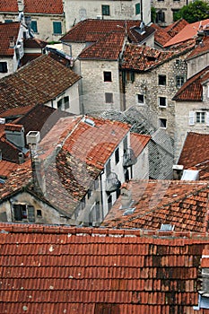 Red tile in Kotor