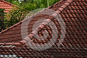 Red tile roof