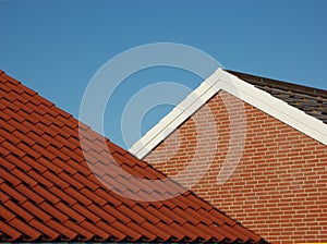 Red tile roof