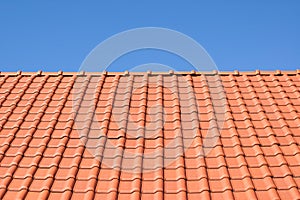 Red tile roof.