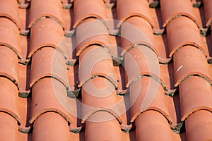 Red tile roof