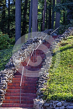 Stair Case at Omni Grove Park Inn in Ashville, North Carolina