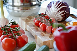 Red Tomato Assortment Ingredient Photography