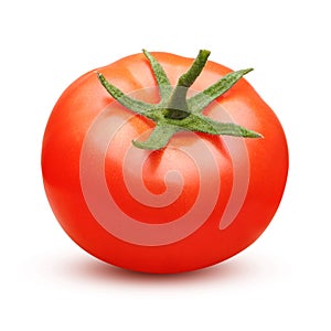 Red tomato isolated