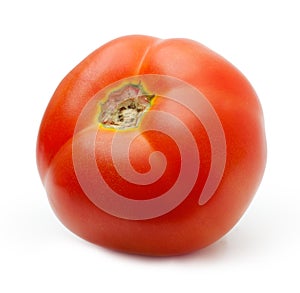 Red tomato isolated