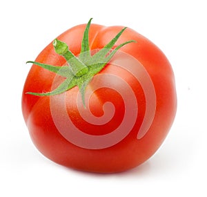 Red tomato isolated