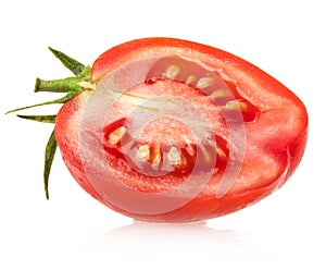 Red tomato slice