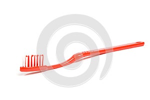 Red toothbrush