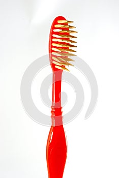 Red toothbrush