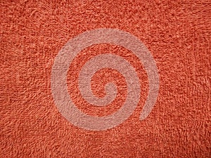 Red towel texture. Background and texture