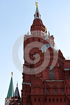 Red Towers Majesty: Moscow's Historical Museum Grandeur