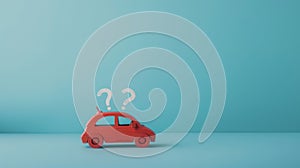 The red toy car confusion. AI generated