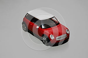 Red toy mini car