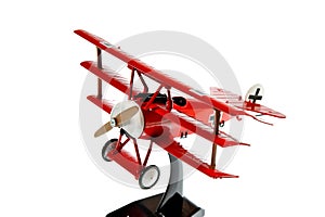 Red toy plane